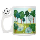 Кружка с футбольным мячиком