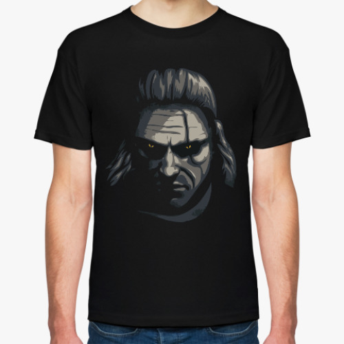 Футболка с принтом Ведьмак. Геральт. Witcher