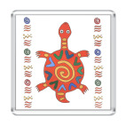 Магнит 6.5 x 6.5 см черепашка из Африки