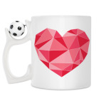 Кружка с футбольным мячиком