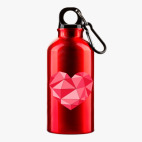 Металлическая бутылка 400 мл UV-DTF