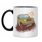 Кружка двухцветная