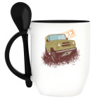 Кружка с ложкой