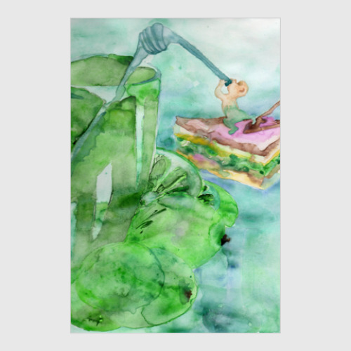 Постер с принтом Любитель лаймов