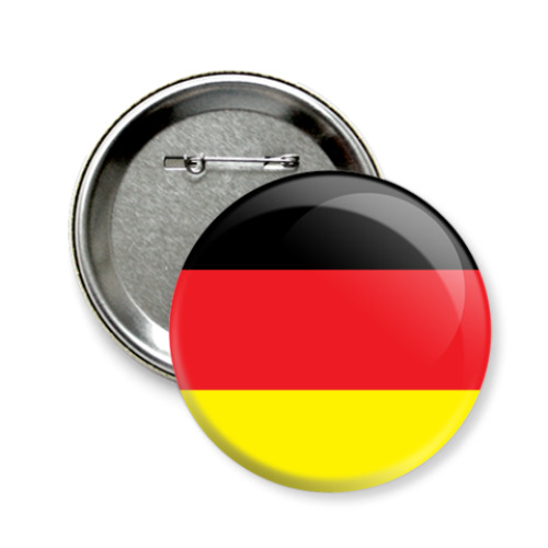 Значок 58мм с принтом  «ГЕРМАНИЯ»