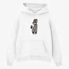 Толстовка худи оверсайз