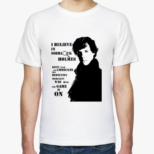 Футболка с принтом Шерлок(Sherlock)