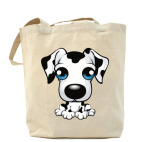 Холщовая сумка шоппер  Пёсик