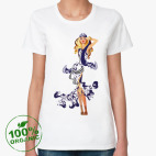 Женская футболка органик