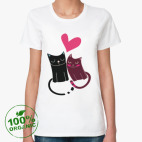 Женская футболка органик