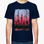 Лес на закате