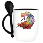 Кружка с ложкой