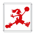 Магнит 6.5 x 6.5 см Jordan Bunny