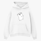 Толстовка худи оверсайз