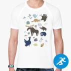 Мужская спортивная футболка