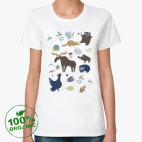 Женская футболка органик