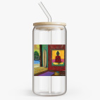 Банка с бамбуковой крышкой