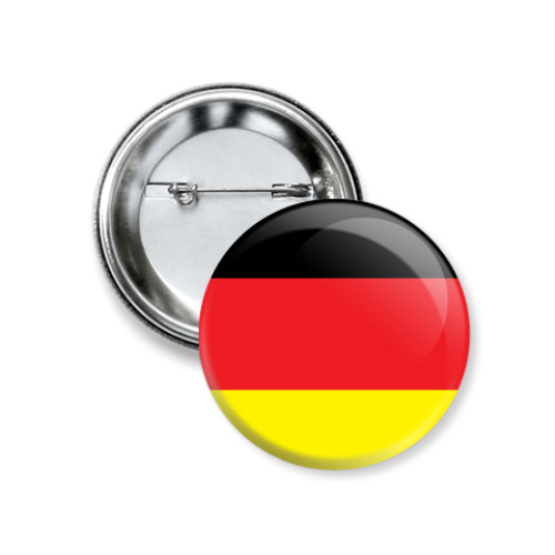 Значок 37мм с принтом  «ГЕРМАНИЯ»