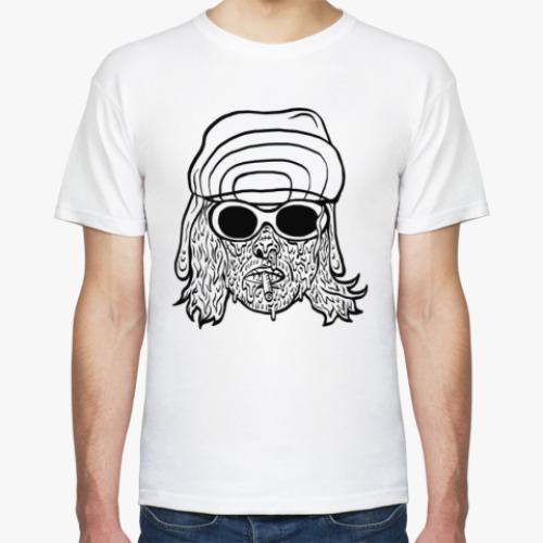 Футболка с принтом Курт Кобейн