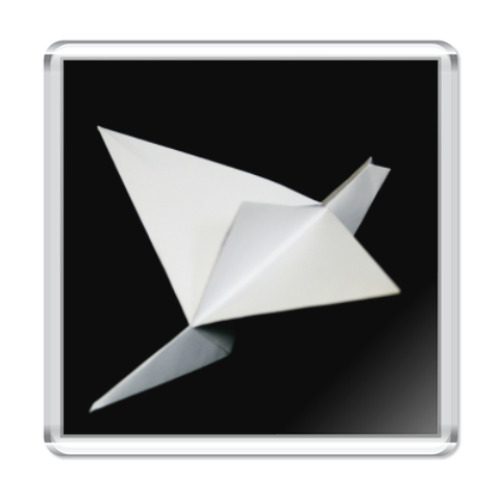 Магнит с принтом Оригами