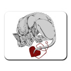 Коврик для мыши Любимый Сфинкс