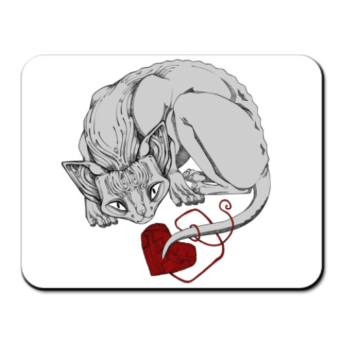 Коврик для мыши с принтом Любимый Сфинкс