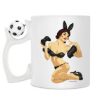Кружка с футбольным мячиком