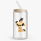 Банка с бамбуковой крышкой