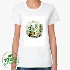 Женская футболка органик