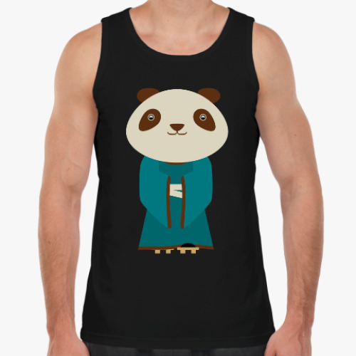 Майка с принтом Панда в кимоно