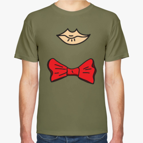 Футболка с принтом Образ с бабочкой