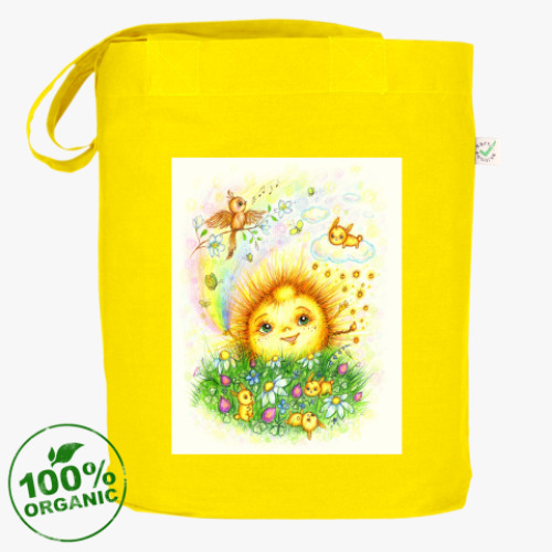 Сумка шоппер с принтом Солнышко моё!