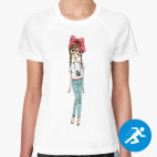 Женская спортивная футболка