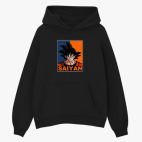 Толстовка худи оверсайз