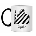 Кружка двухцветная