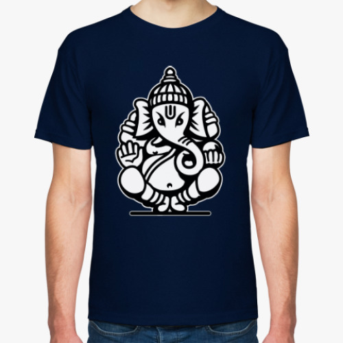 Футболка с принтом Ганеша Ганапати