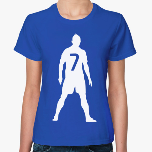 Женская футболка с принтом Ronaldo 7