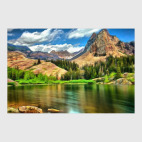 Постер 40 х 60 см Озеро