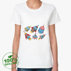 Женская футболка органик