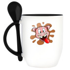 Кружка с ложкой