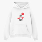 Толстовка худи оверсайз