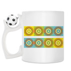 Кружка с футбольным мячиком