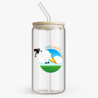 Банка с бамбуковой крышкой