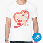 Мужская спортивная футболка