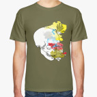 Классическая футболка  Августовский череп