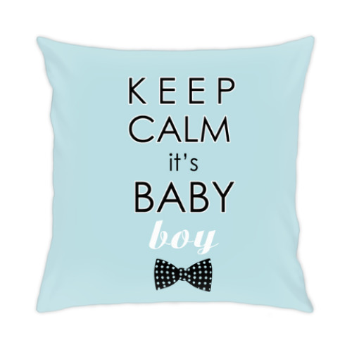 Подушка с принтом Baby boy