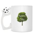 Кружка с футбольным мячиком