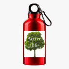 Металлическая бутылка 400 мл UV-DTF