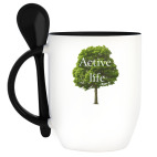 Кружка с ложкой