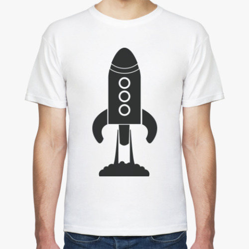 Футболка с принтом Space / Space rocket